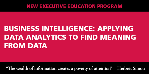 The Fox School's IBIT announces new Executive Education certificate programs in Social Media, Business Intelligence, and Business Design