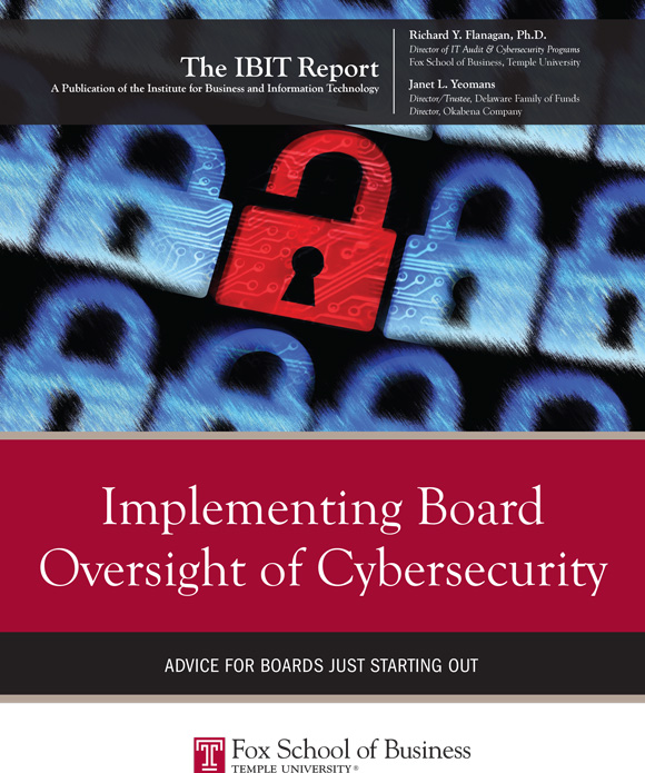 IBIT Report Implementing Board Oversight of Cybersecurity 2016