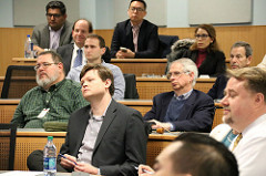 attendees of law school panel