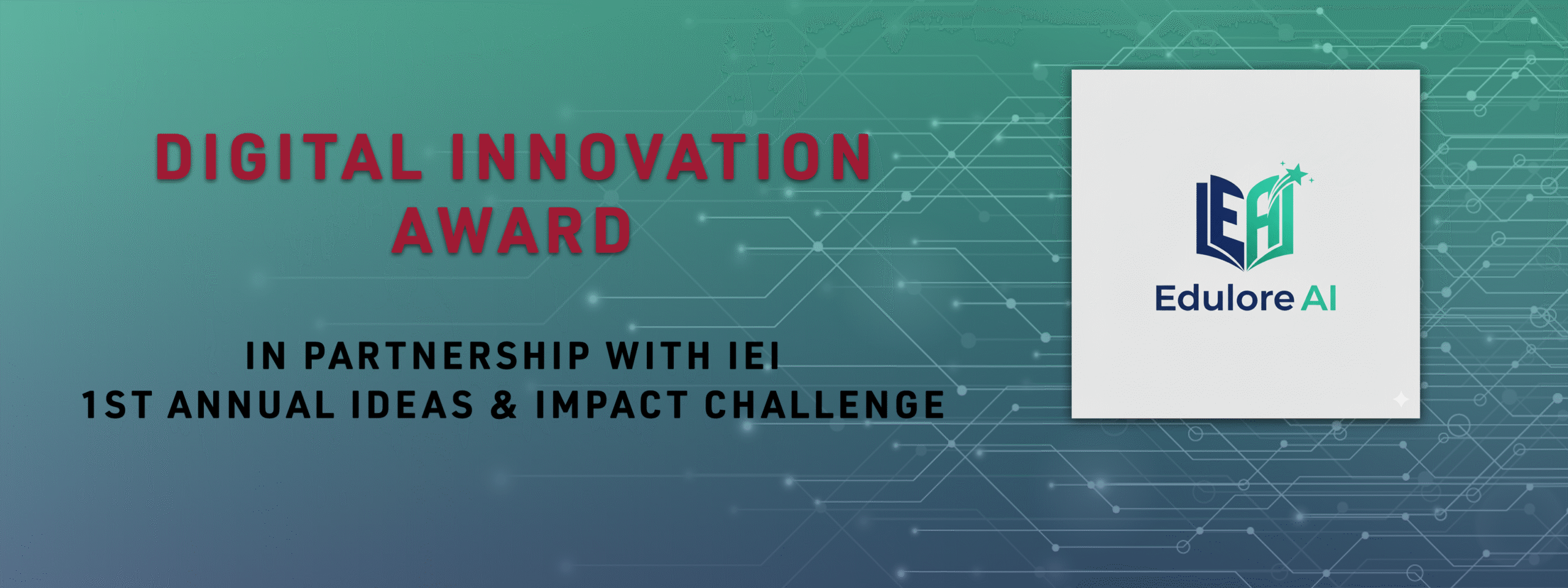 Edulore AI wins Fall 2025 Digital Innovation Award