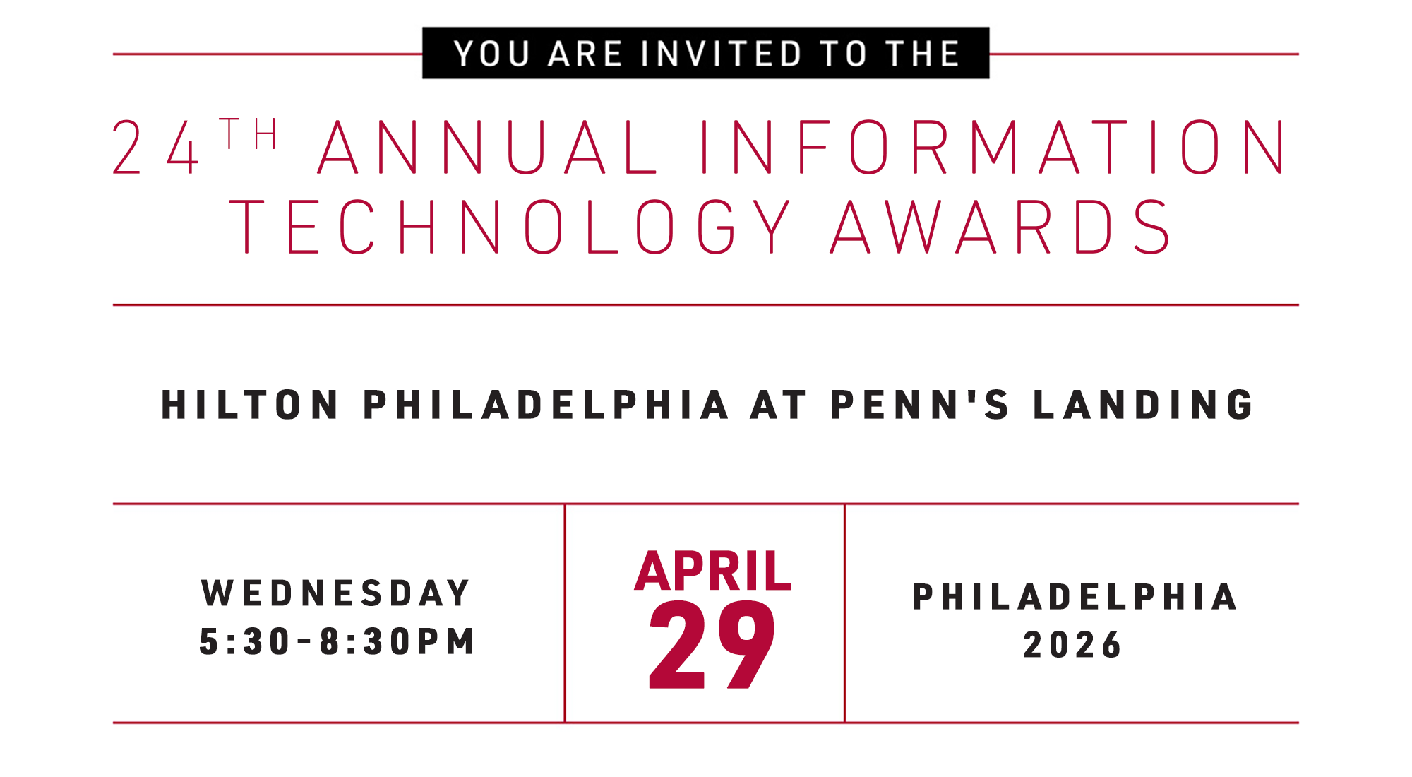 IT Awards 2026 Header